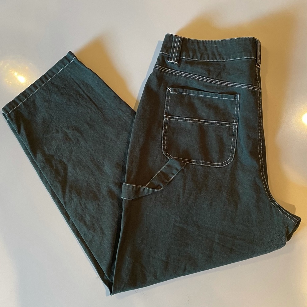ASOS Brand Pants, Dark Green, 100% Cotton, Women’s Size US 10